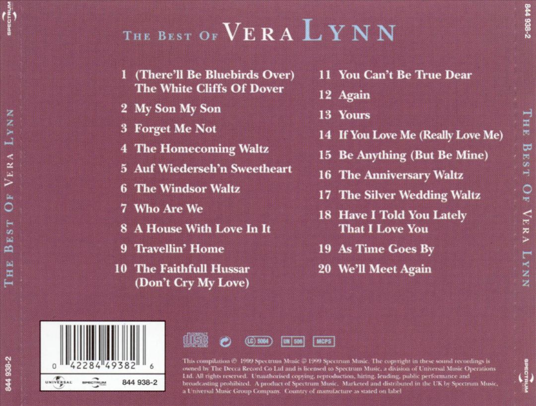 Best of Vera Lynn [Spectrum] cover art