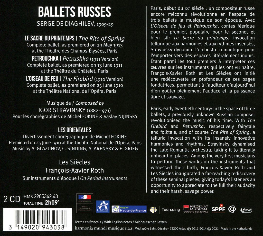 Stravinsky: Ballets Russes cover art