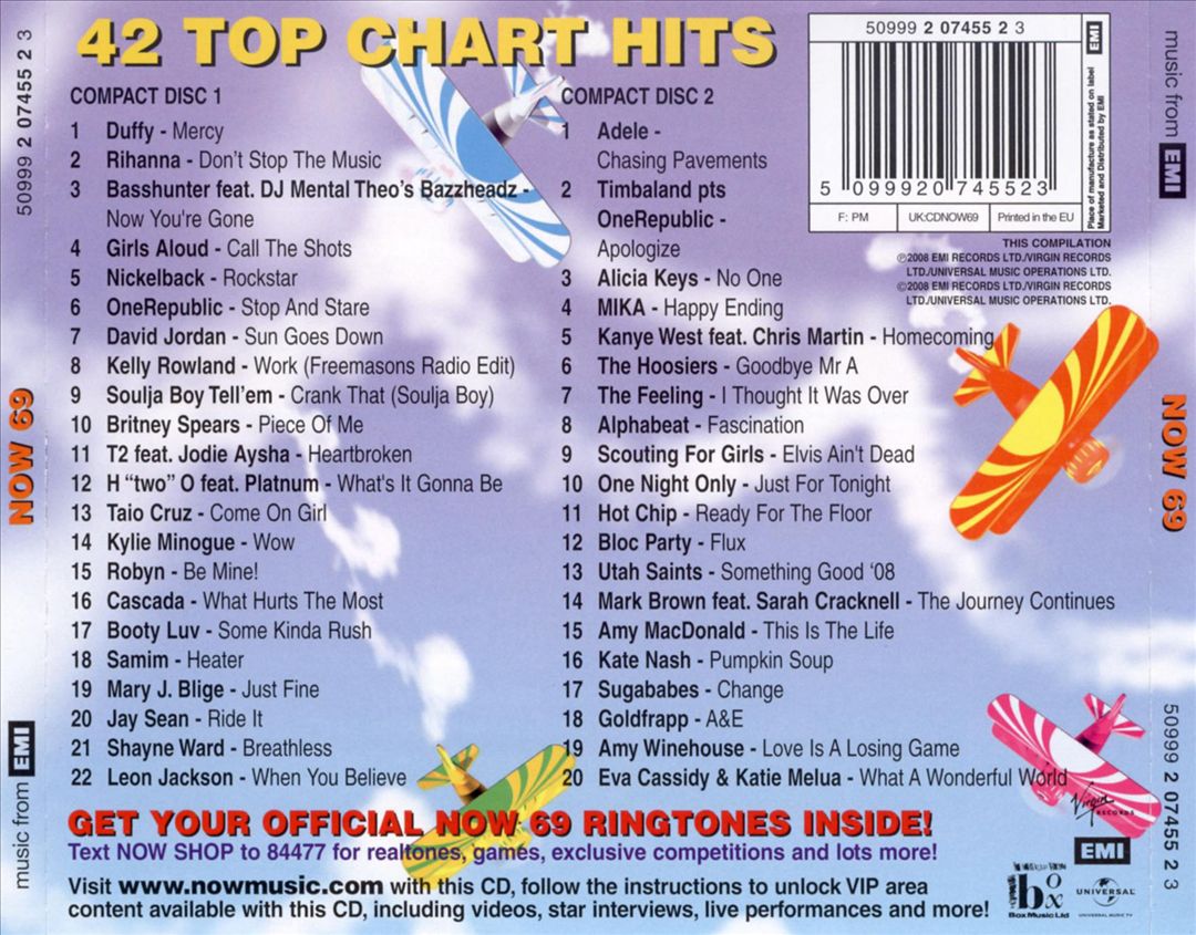 Now That's What I Call Music! 69 [UK] cover art