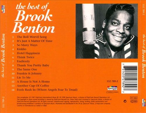 The Best of Brook Benton [Polygram International] cover art