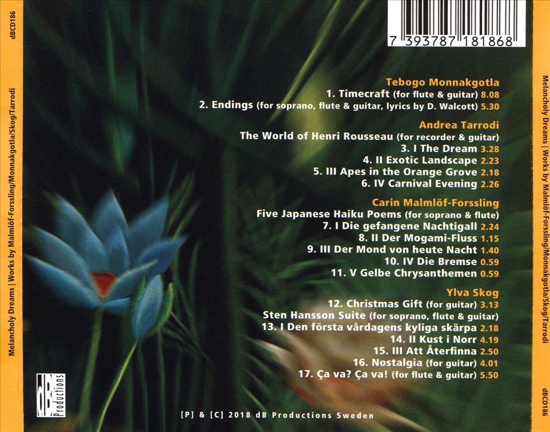 Melancholy Dreams cover art