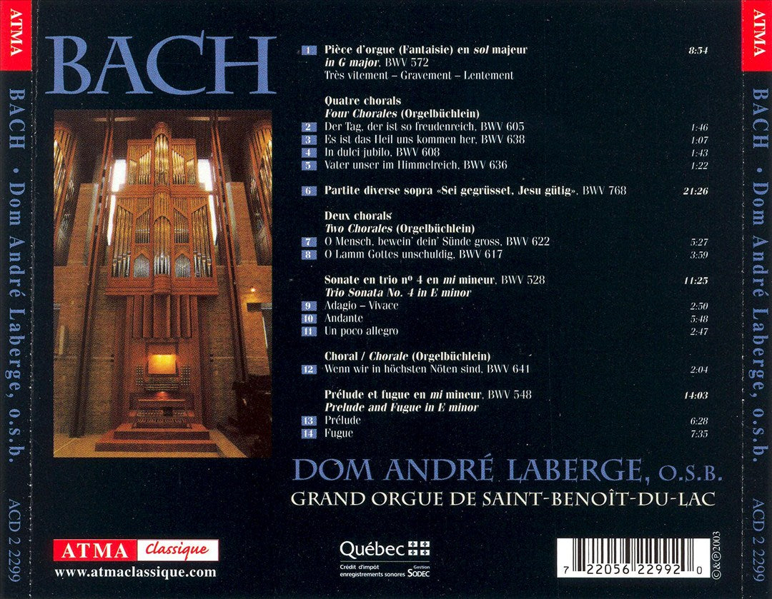 Bach cover art