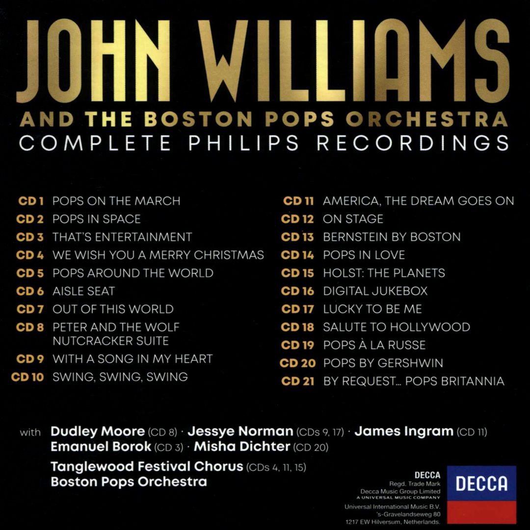 John Williams and the Boston Pops: Complete Philips Recordings cover art