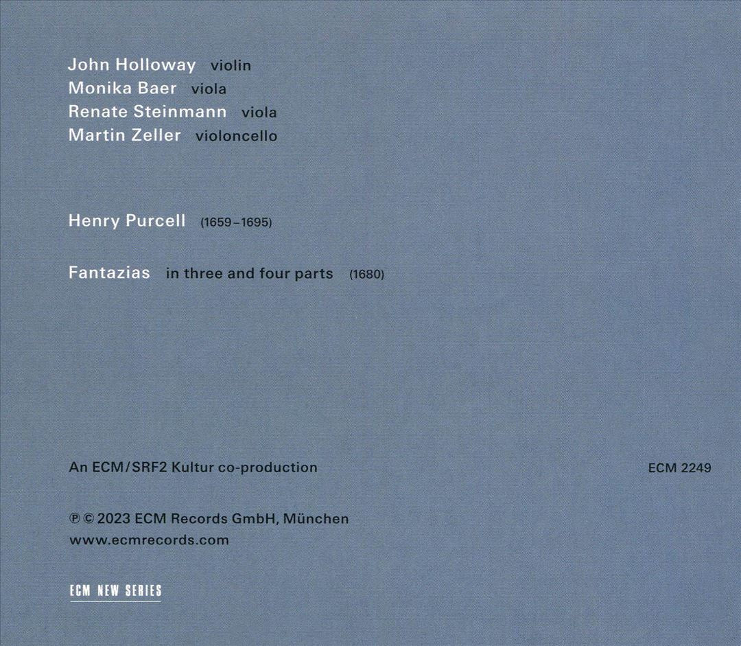 Henry Purcell: Fantazias cover art