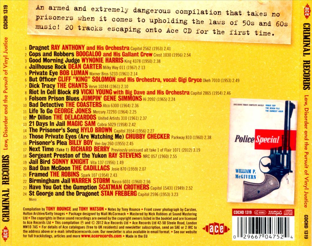 Criminal Records cover art