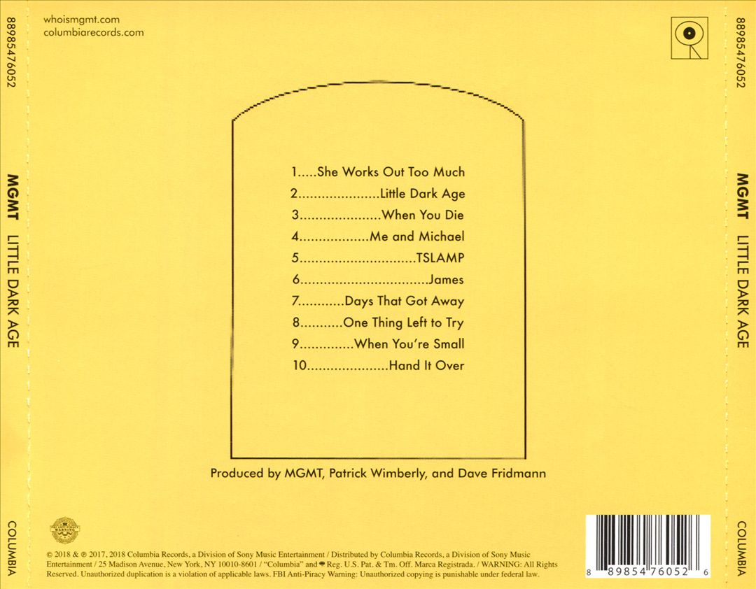 Little Dark Age cover art