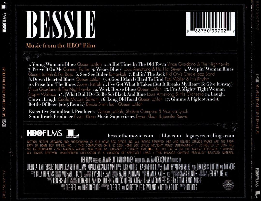 Bessie: Music from the HBO Film cover art