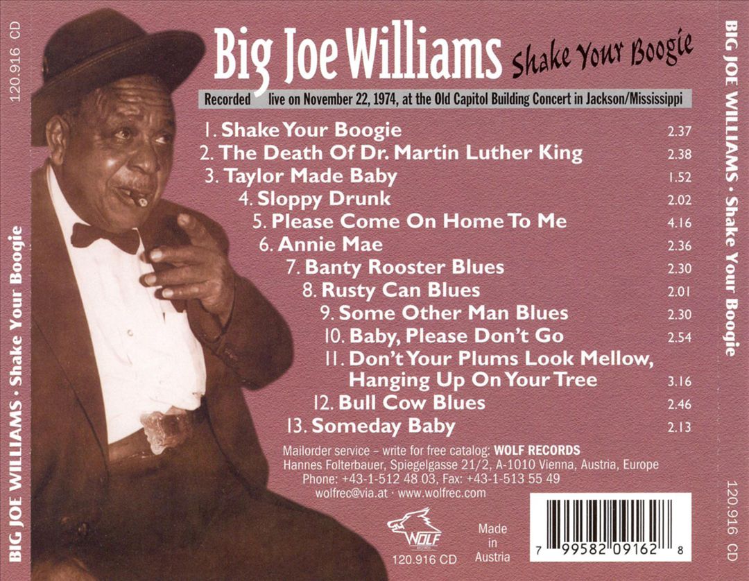 Shake Your Boogie: Live at the Old Capitol Building 1974 cover art
