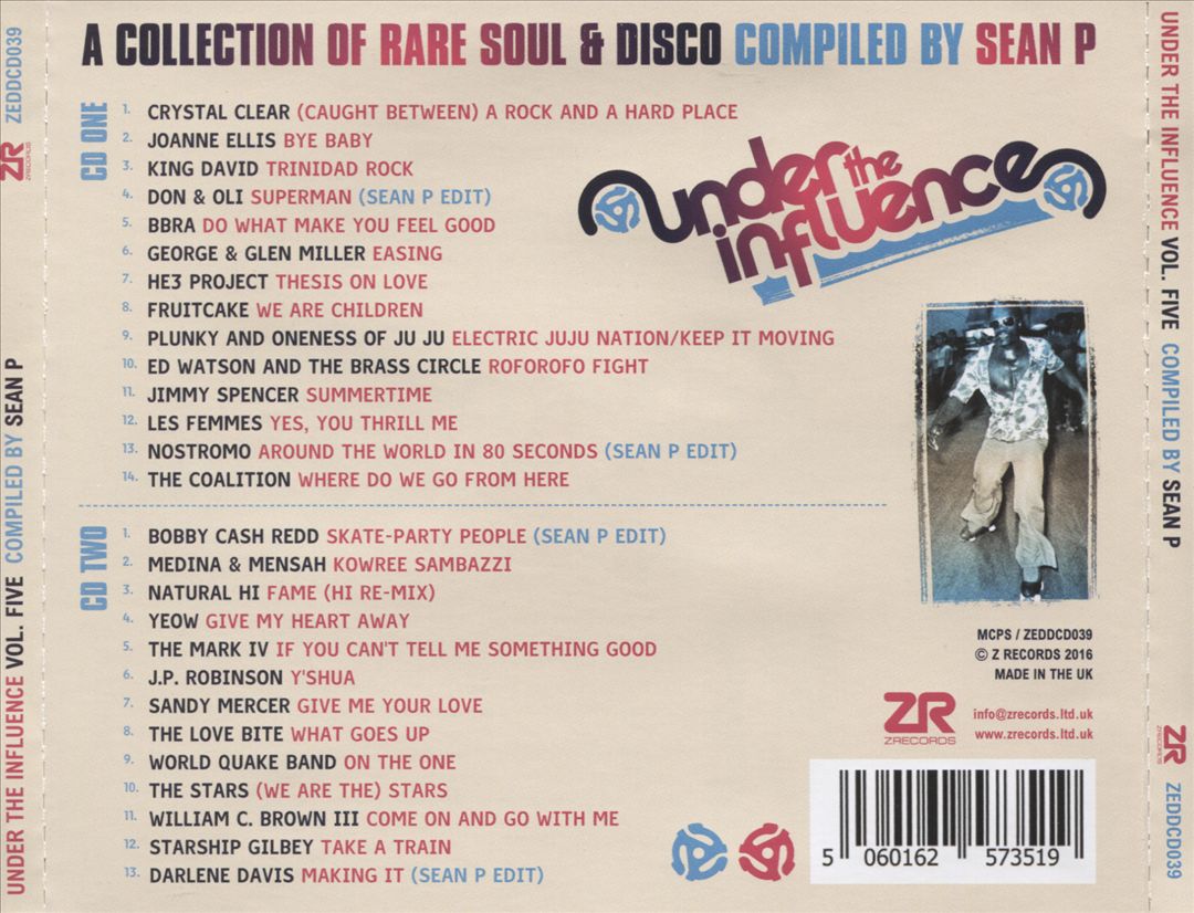 Under the Influence, Vol. 5: Collection of Rare Soul: Compiled by Sean P cover art