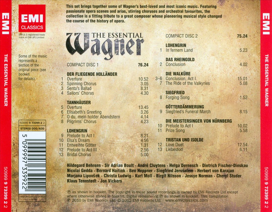 Essential Wagner cover art