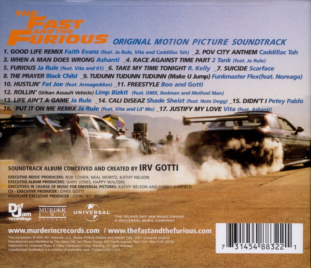 Fast and the Furious [Original Motion Picture Soundtrack] cover art
