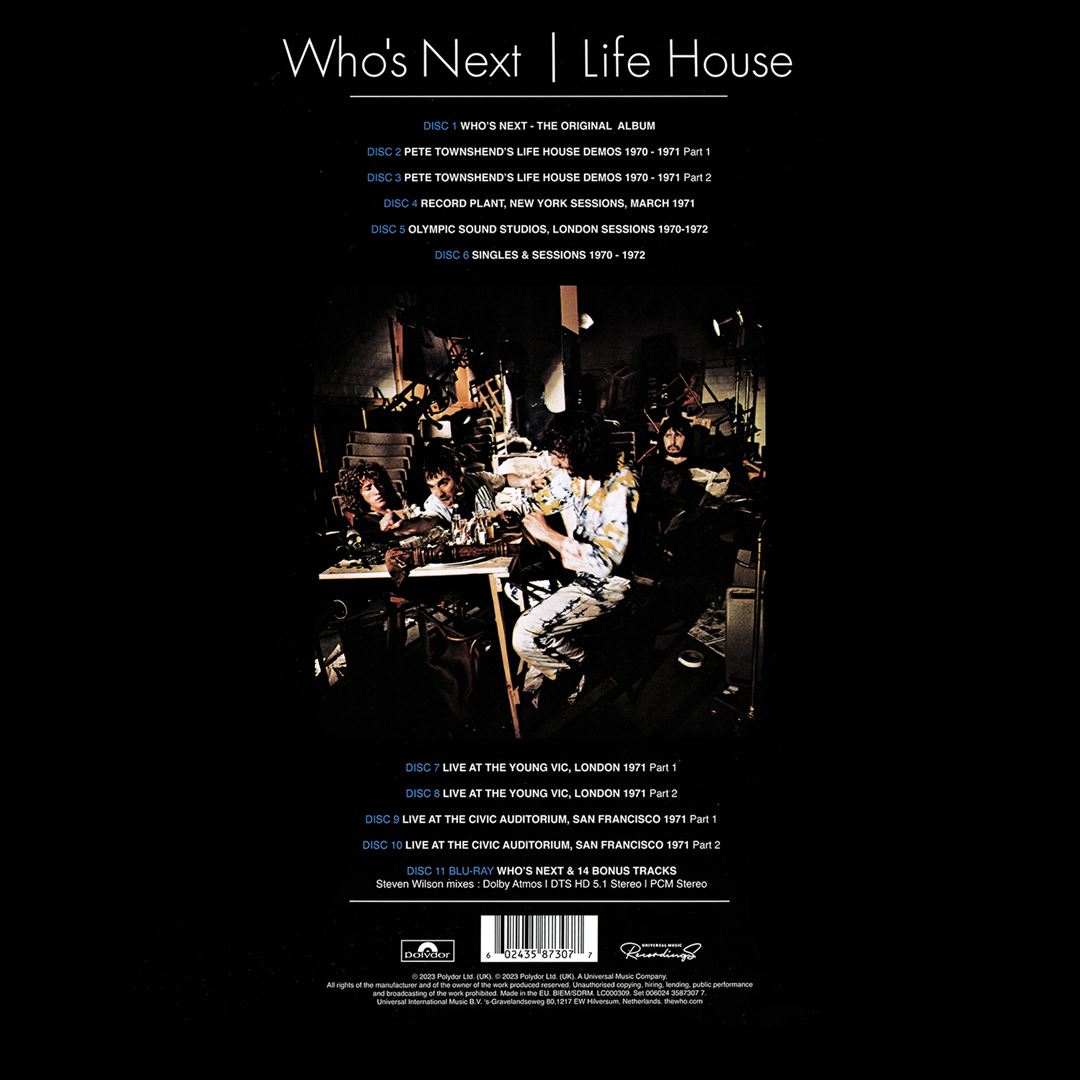 Who's Next/Life House [Super Deluxe Edition] [10 CD/Blu-ray Audio] cover art