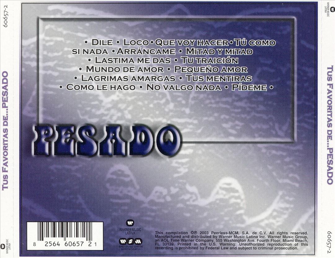 Tus Favoritas de Pesado cover art