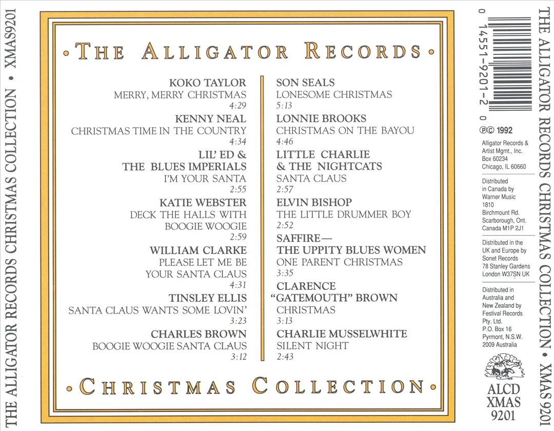 Alligator Records Christmas Collection cover art