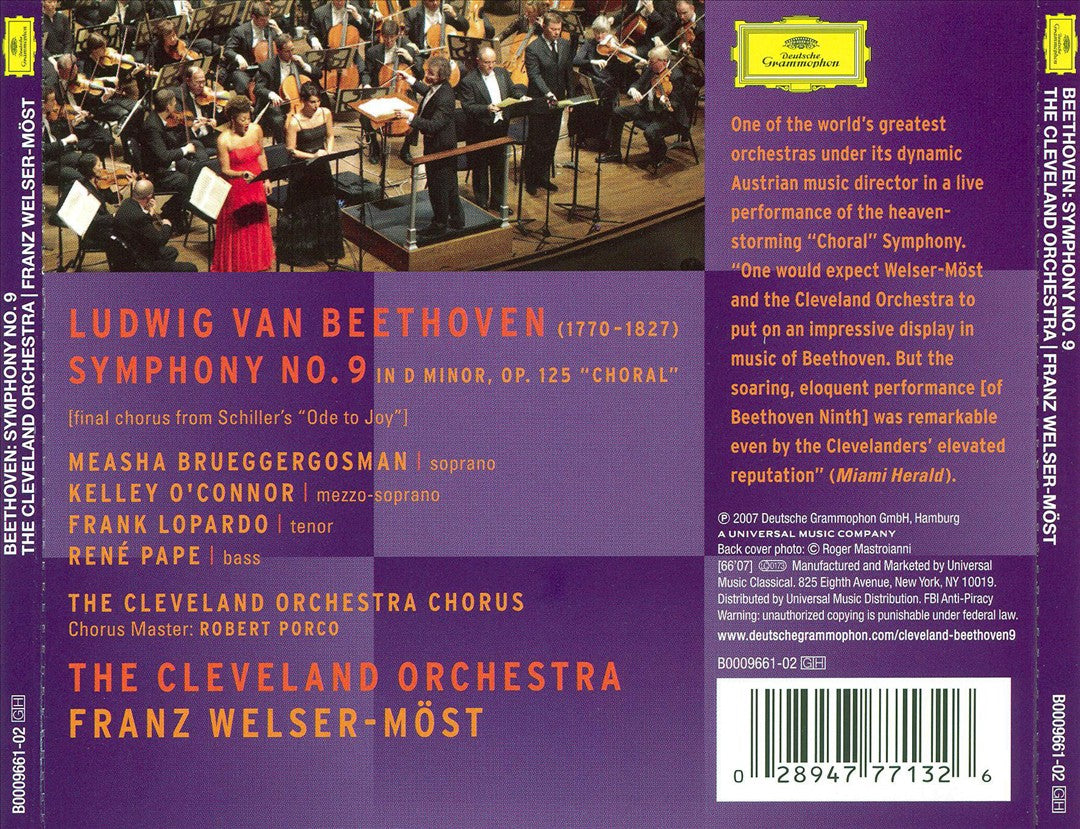 Beethoven: Symphony No. 9 cover art