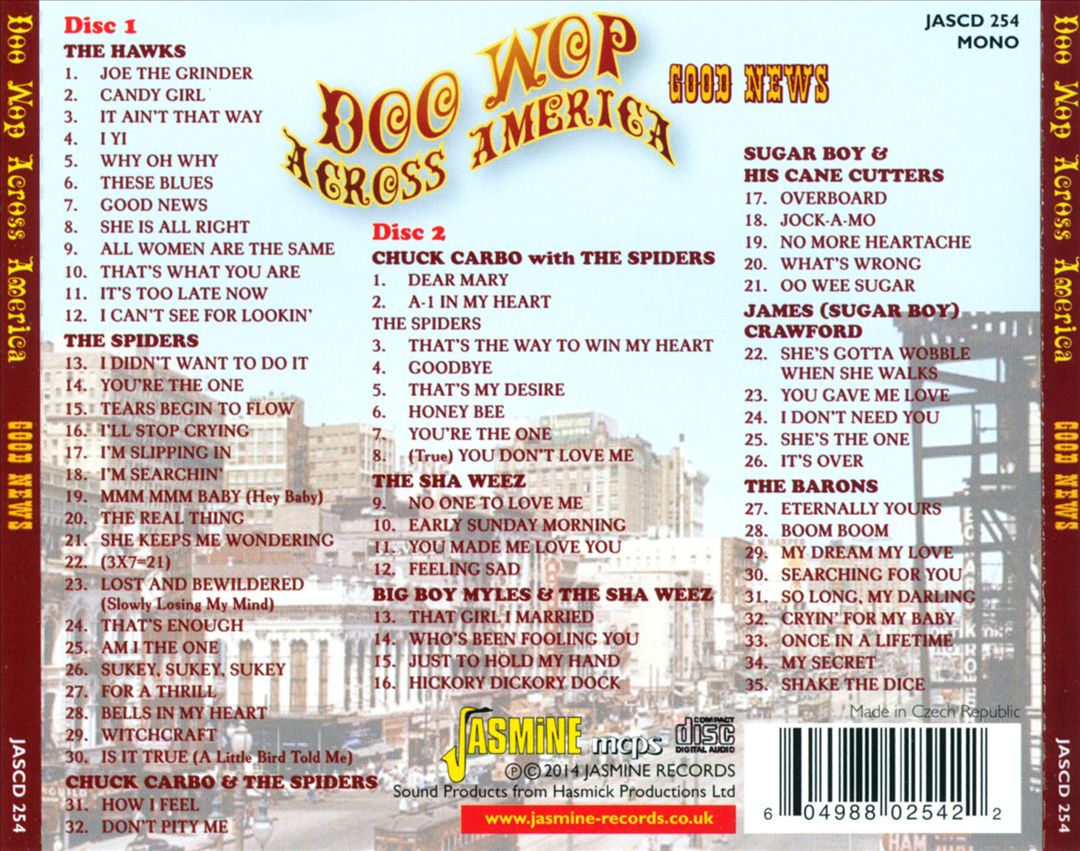Doo Wop Across America: Good News: R&B Vocal Groups In New Orleans cover art