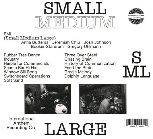 Small Medium Large cover art