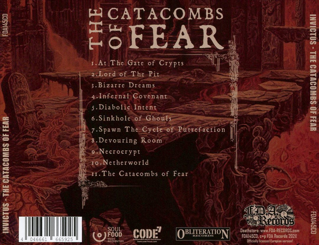 Catacombs of Fear cover art