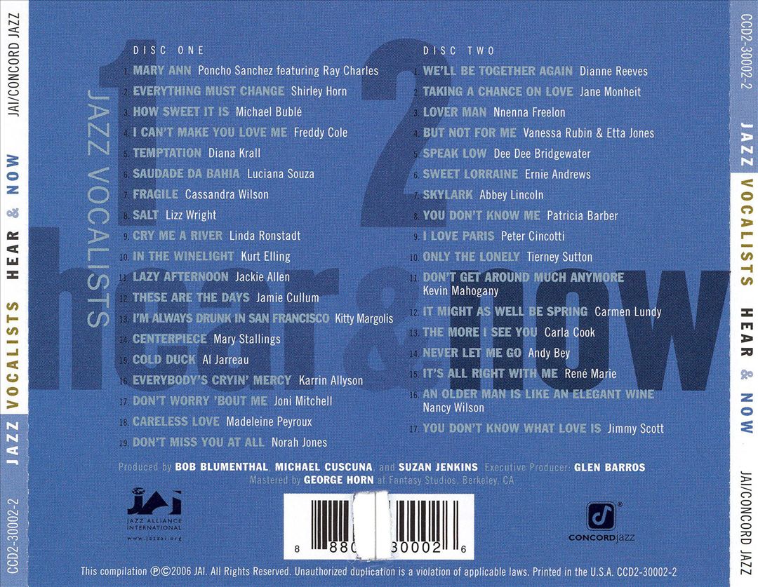 Jazz Vocalists: Hear and Now cover art