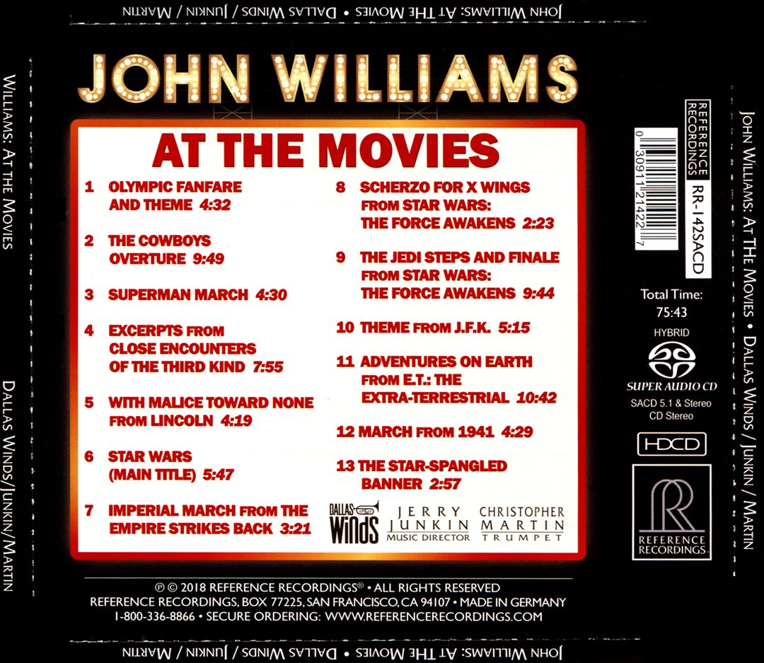 John Williams: At the Movies cover art