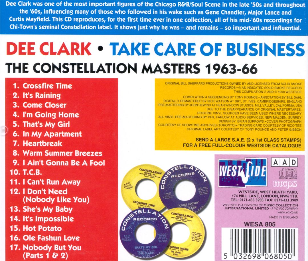 Take Care of Business: The Constellation Masters 1963-1966 cover art
