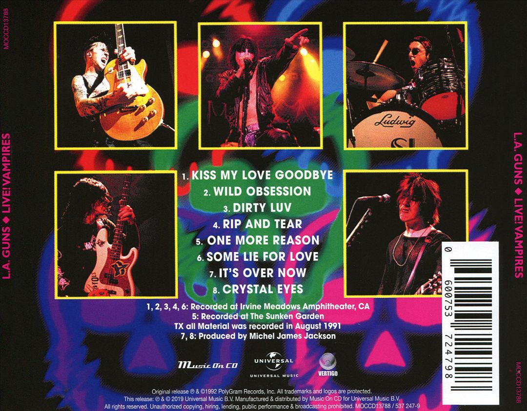 Live! Vampires [Japan Mini-CD] cover art