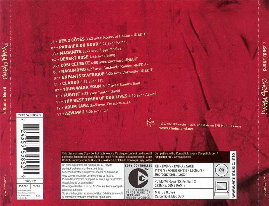 Du Sud au Nord cover art