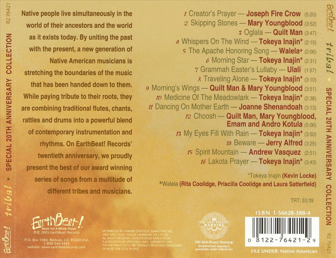 Tribal: Special 20th Anniversary Collection cover art