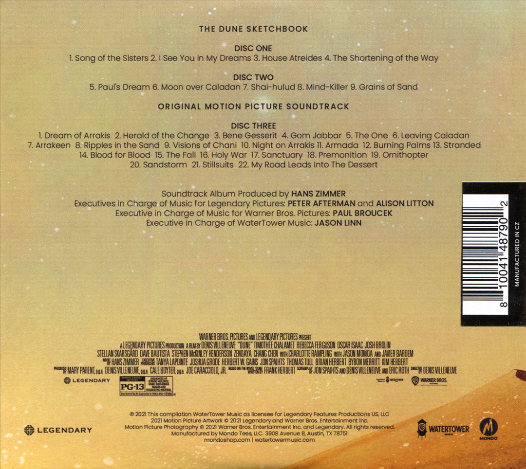 Dune [Original Motion Picture Soundtrack] cover art