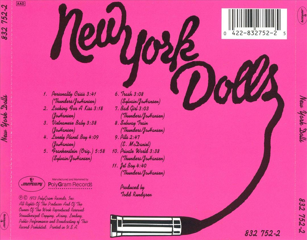 New York Dolls cover art