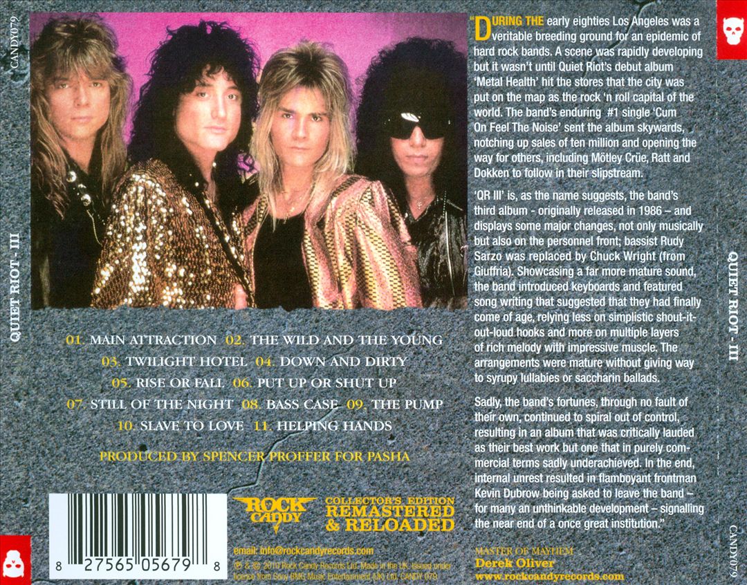 QR III cover art