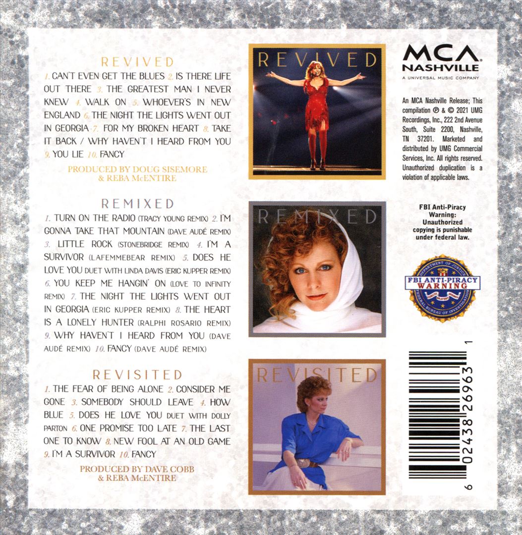 Reba: Revived Remixed Revisited cover art