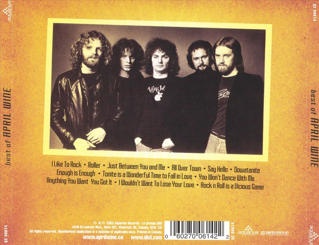 Best of April Wine cover art