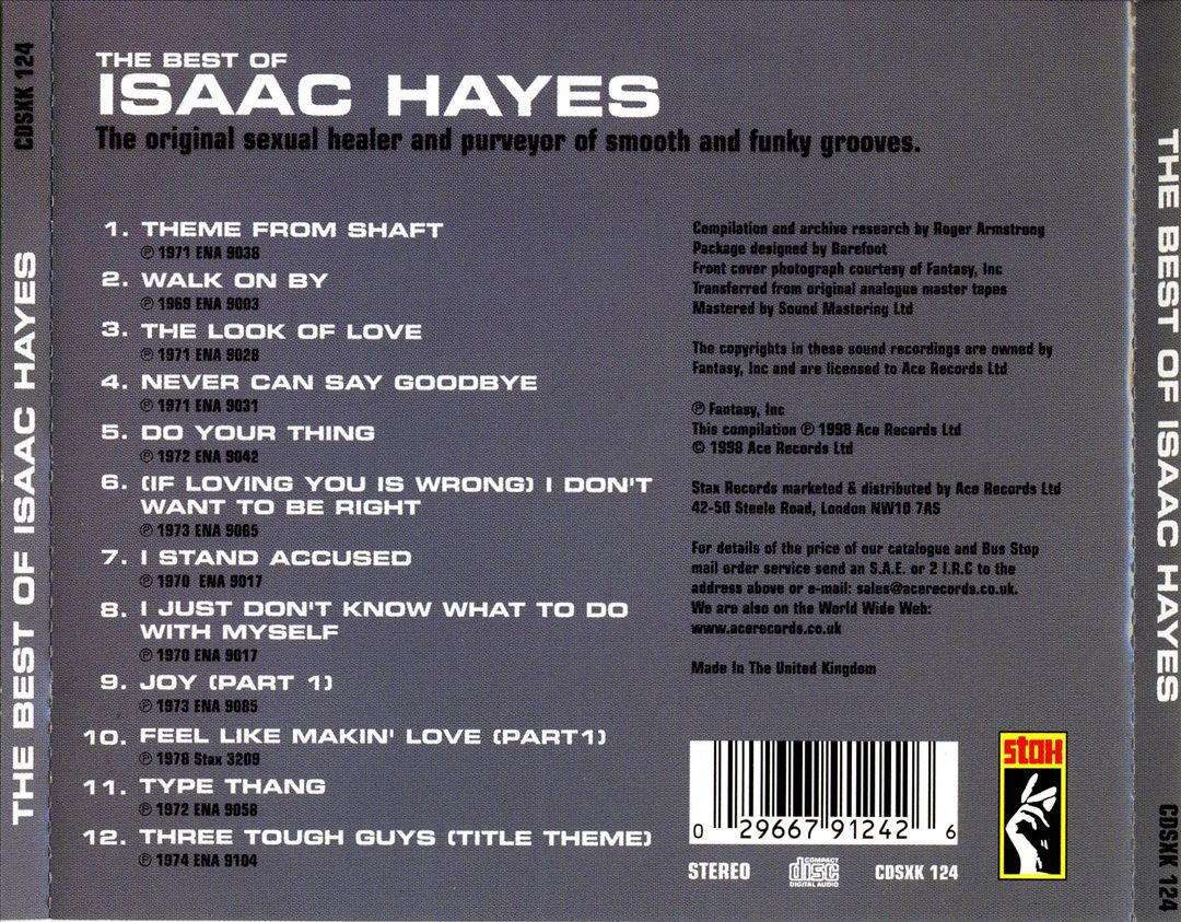 Best of Isaac Hayes [Ace] cover art