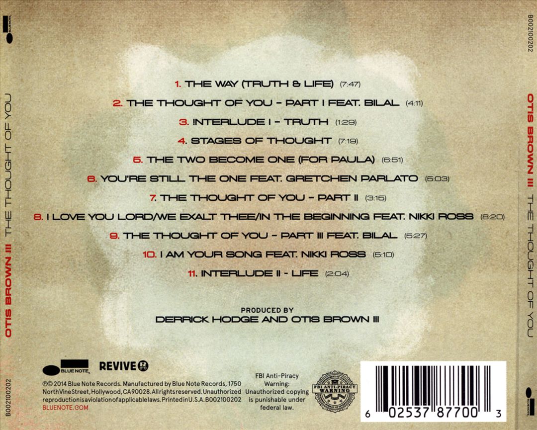 Thought of You cover art