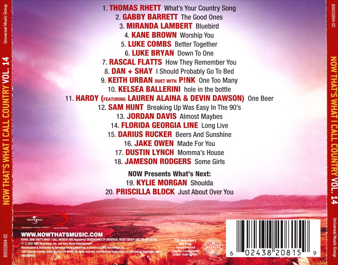 Now Country, Vol. 14 cover art