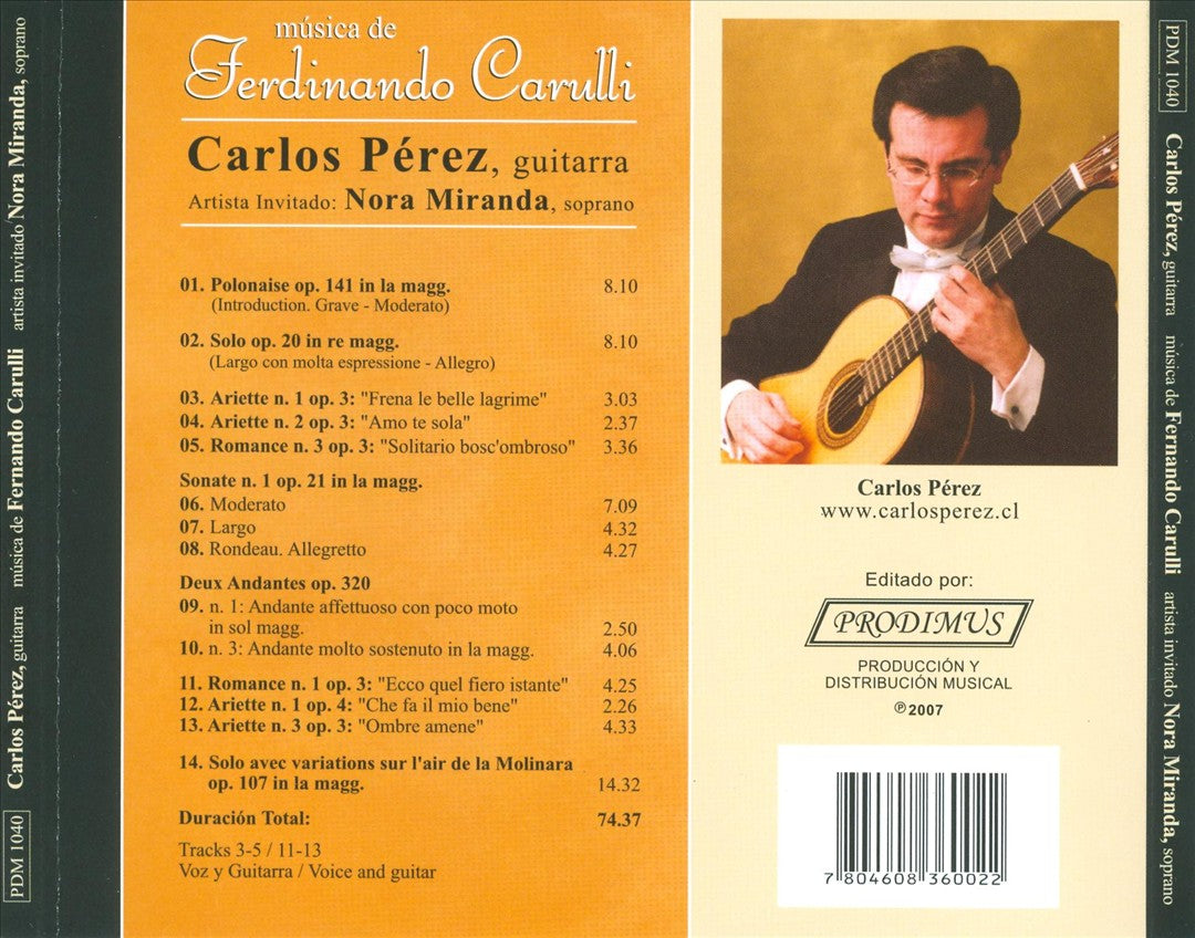 Música de Ferdinando Carulli cover art