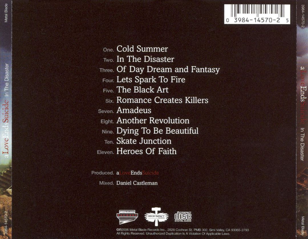 In the Disaster cover art
