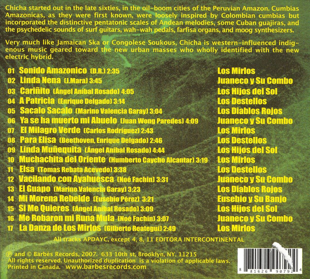 Roots of Chicha: Psychedelic Cumbias From Peru cover art