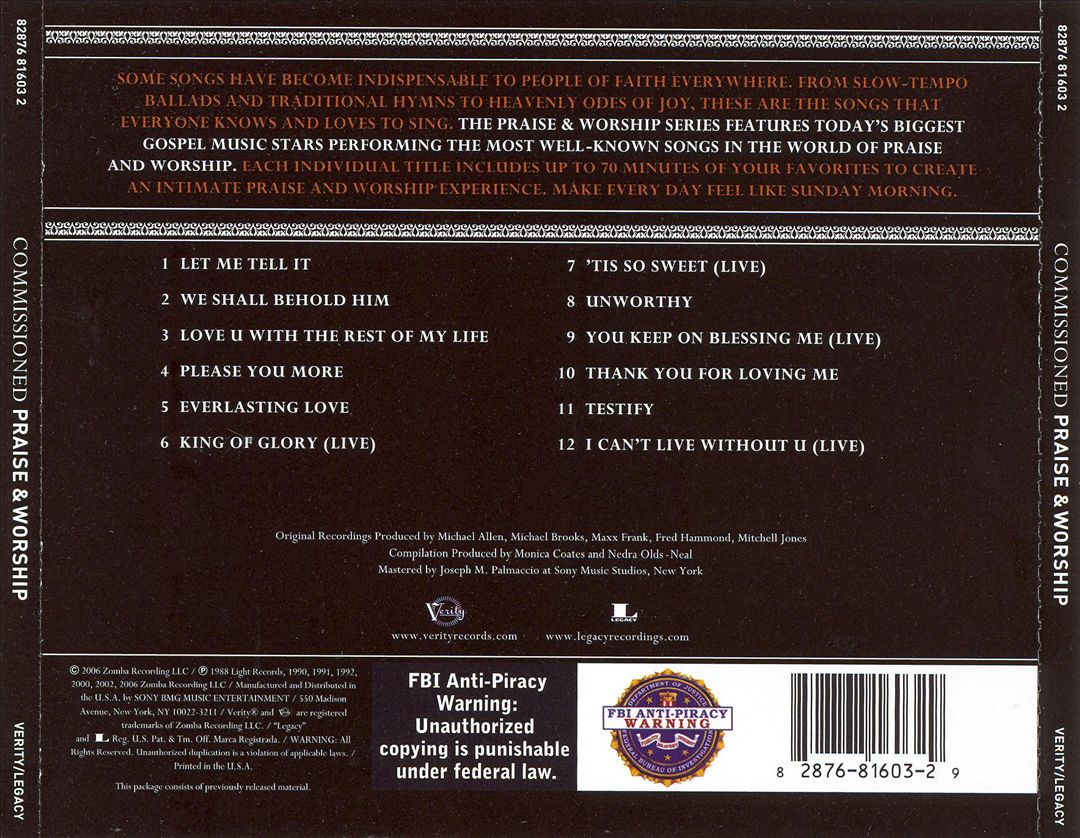 Praise and Worship cover art