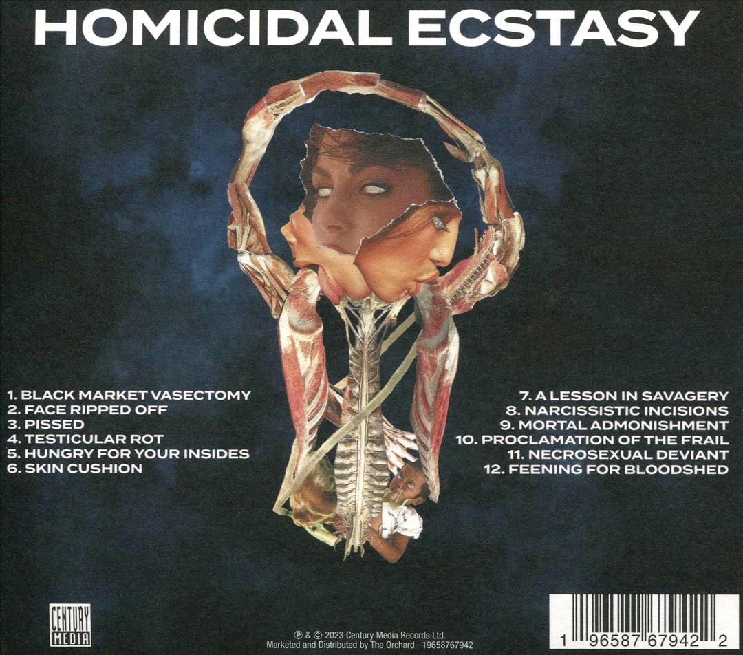 Homicidal Ecstasy cover art