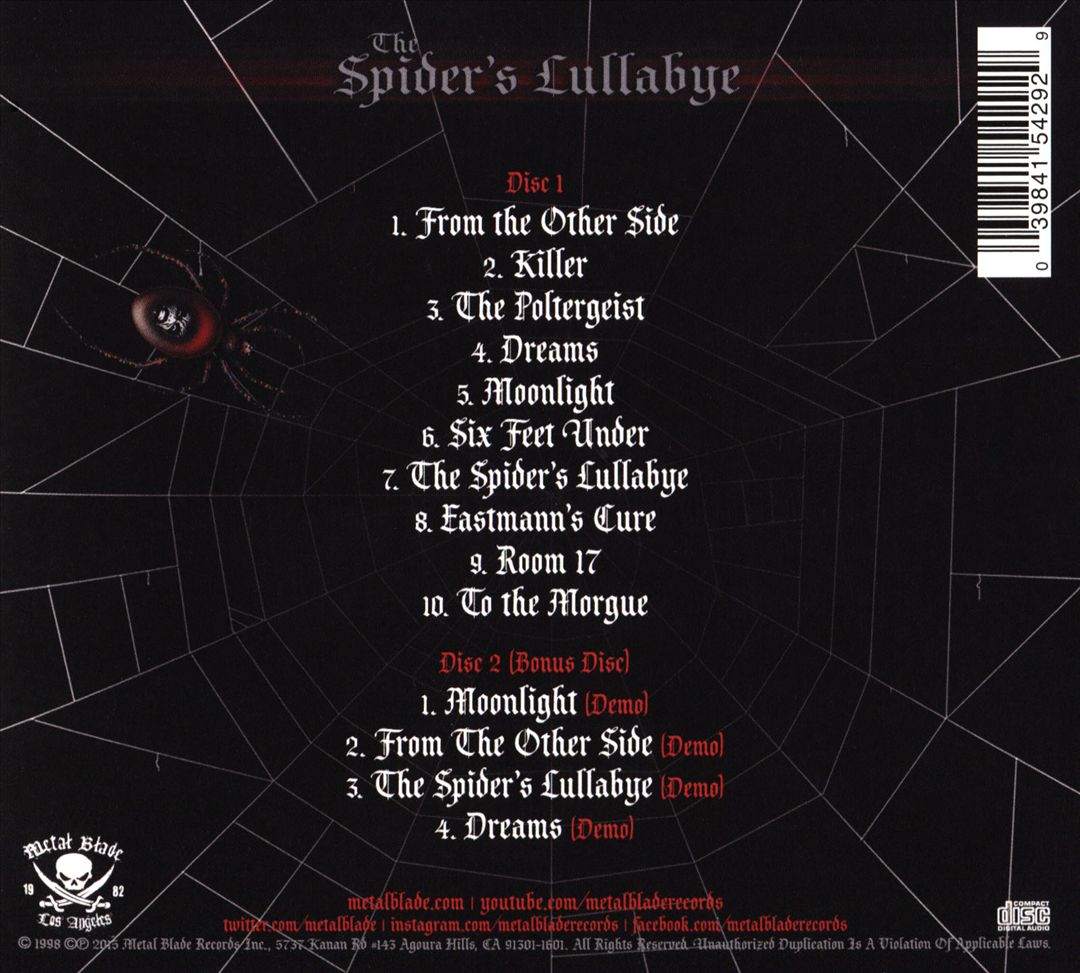 Spider's Lullabye cover art