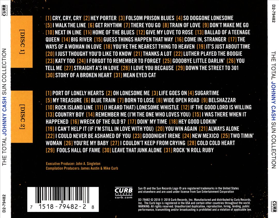 Total Johnny Cash Sun Collection cover art