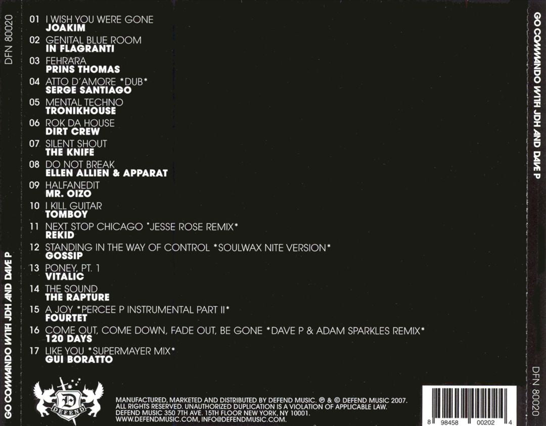 Go Commando with JDH & Dave P cover art