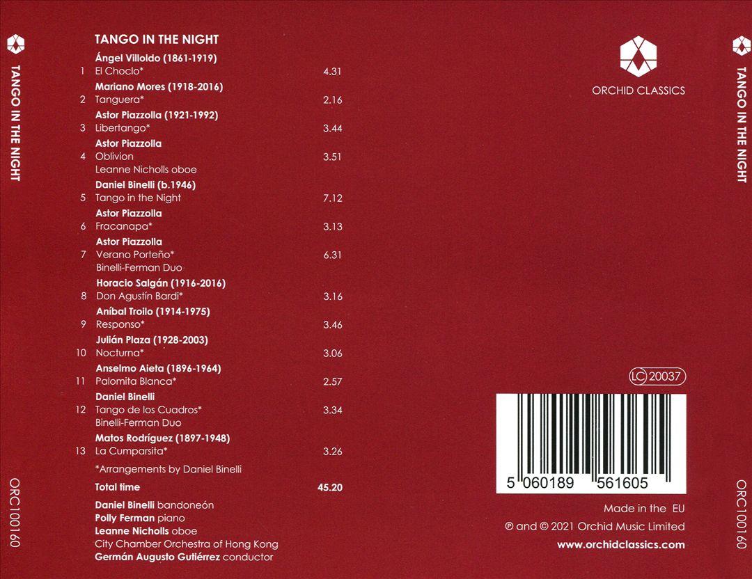 Tango in the Night cover art