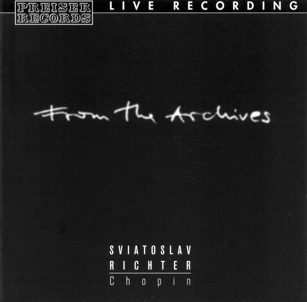 Sviatoslav Richter plays Chopin cover art