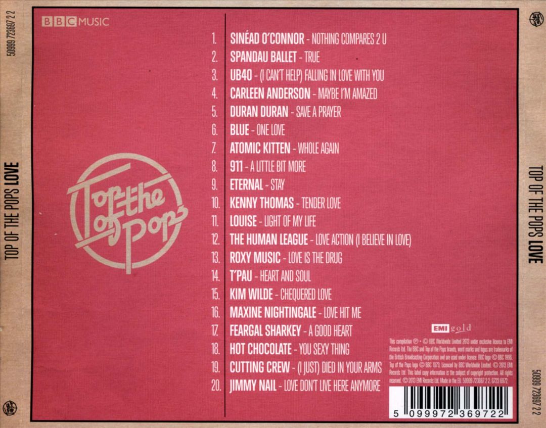 Top of the Pops: Love cover art