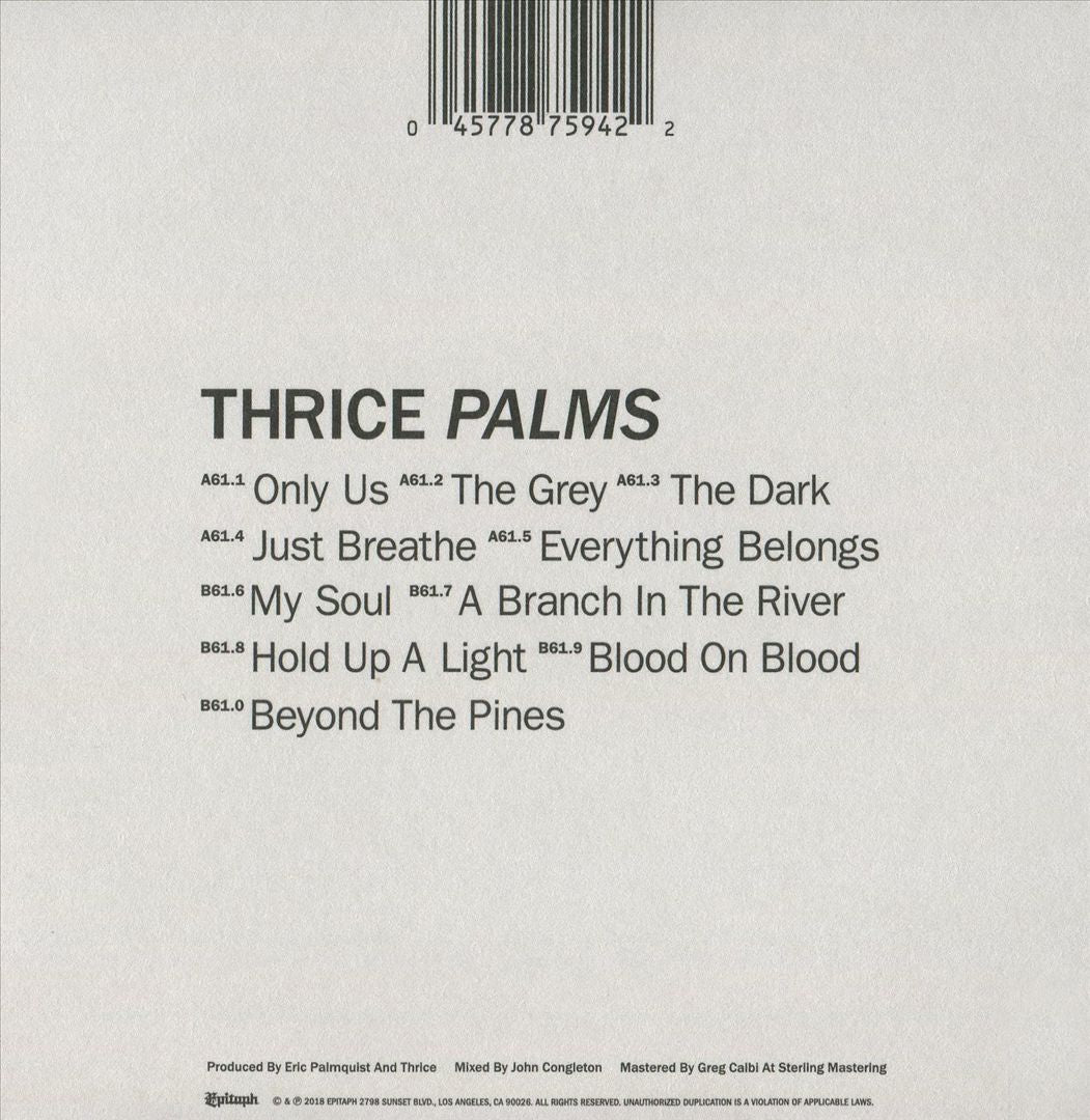 Palms cover art