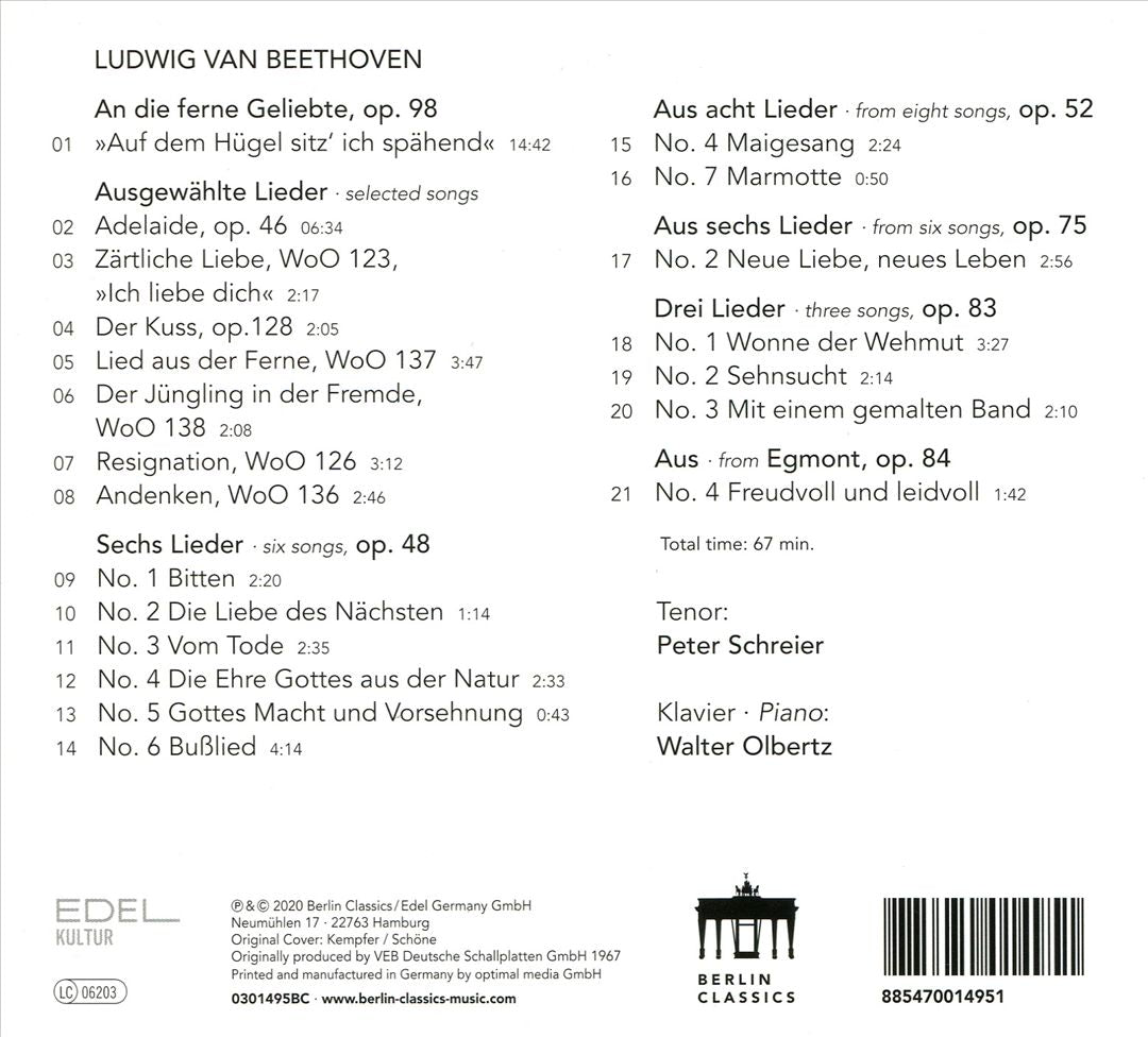 Liederabend mit Peter Schrier cover art
