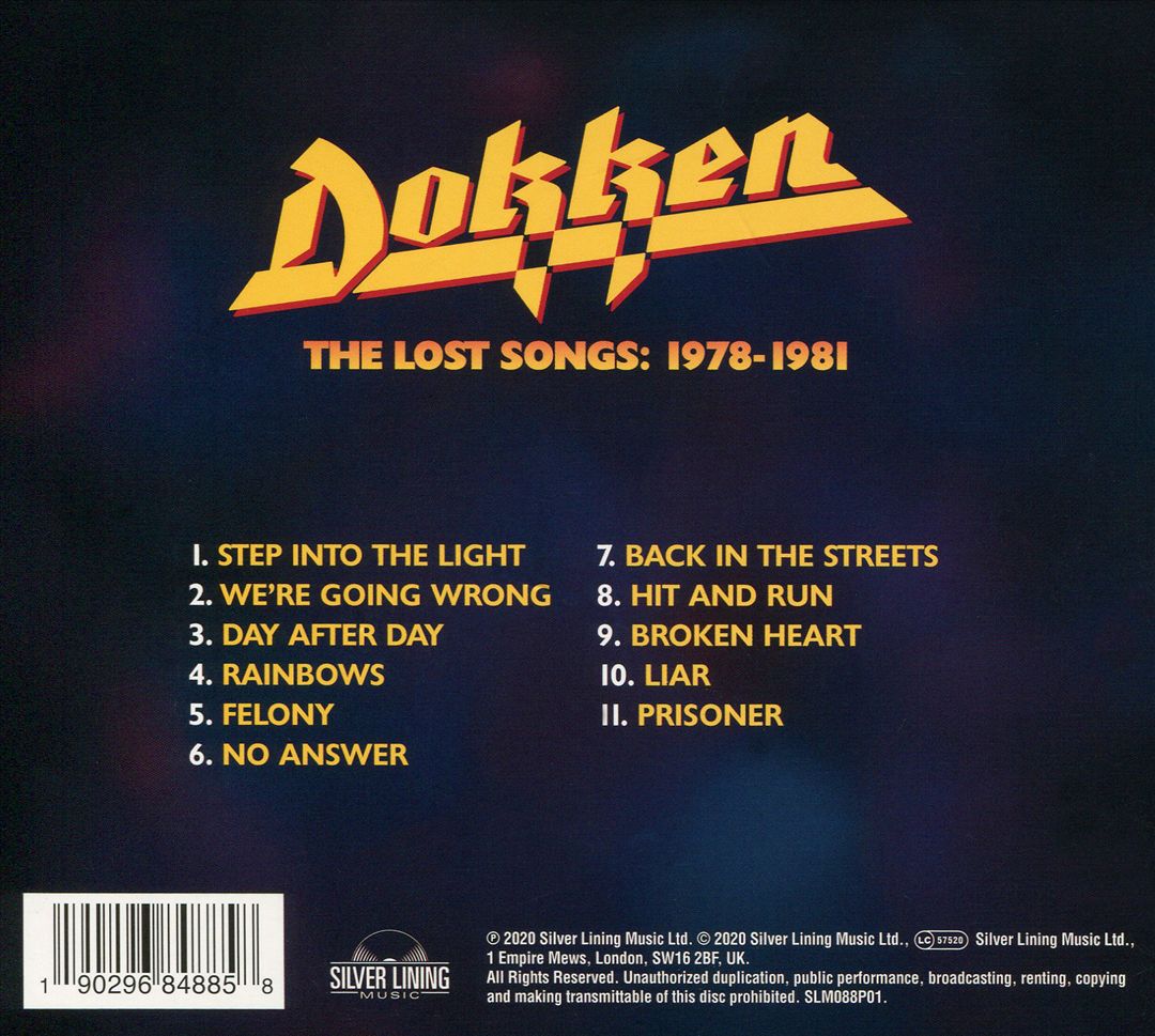 Lost Songs: 1978-1981 cover art